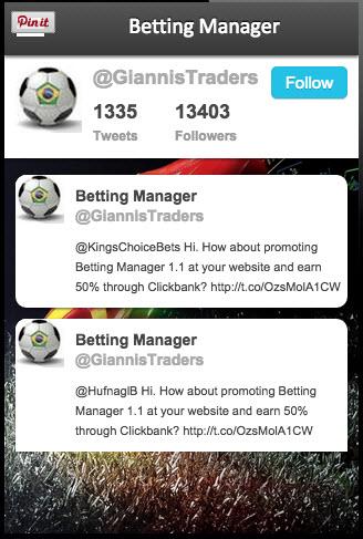 [Free] Betting Manager