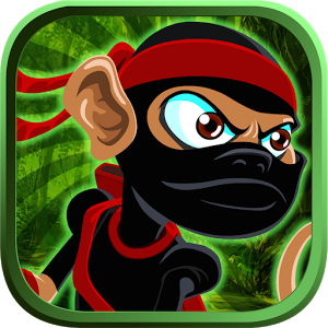 Furry Monkey Ninja Wall Runner