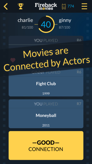 [Free] Fireback Moviesâ„¢ - The Trivia Game About Connecting Movies