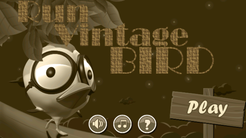 Run Vintage Bird