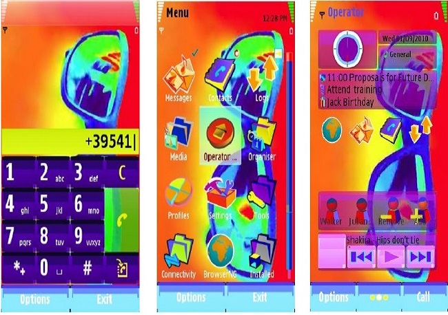 Symbian^3 Theme - Vibrant Glasses By Ahd